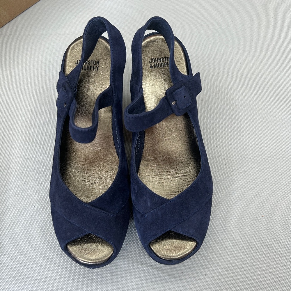 Johnston & Murphy Women's Dark Blue Sandals